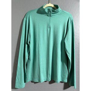 01. Algo Boys Quick Dry Performance Quarter Zip Pullover Long Sleeve XL NWOT